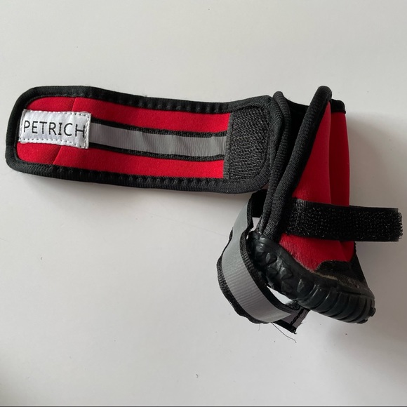 Waterproof Dog Boots Red/Black Size XS - Picture 6 of 10